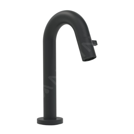 Hansa Nova Style - Bec déverseur de lavabo, noir mat 5093810133