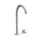 Axor One - Mitigeur de lavabo avec garniture de vidage Push-Open, installation à 2 trous, chrome 48060000