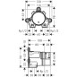 Axor Corps d’encastrement - Corps d´encastrement pour mitigeur de lavabo 13625180
