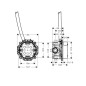 Axor Corps d’encastrement - Corps d'encastrement pour mitigeur de lavabo électronique 16182180