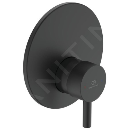 Ideal Standard CeraLine - Mitigeur de douche encastré pour 1 sortie, noir A7388XG