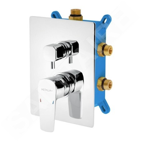 Novaservis Metalia 58 - Mitigeur encastré pour 3 appareils y compris le boîtier, chromé BOX58051RX,0