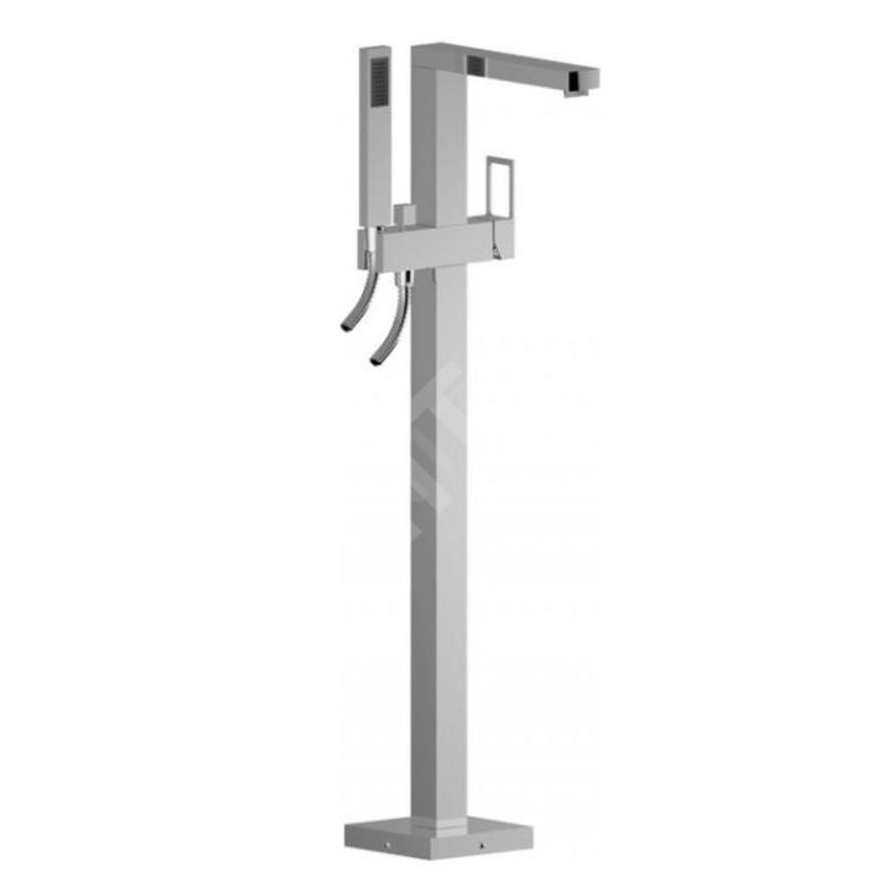 Paffoni Effe - Mitigeur de baignoire montage au sol, avec accessoires et corps, chrome EF033CR