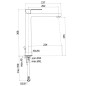 Paffoni Elle - Mitigeur de lavabo avec vidage, chrome EL081KCR