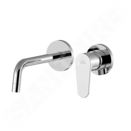 Paffoni Green - Mitigeur de lavabo encastré avec corps, installation de 2 trous, chrome GR106CR70