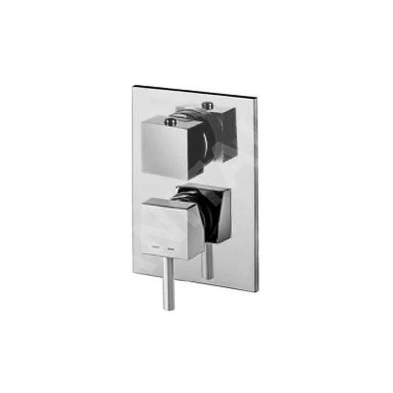 Paffoni Level - Mitigeur encastré avec corps, pour 2 sorties, chrome LEA018CR