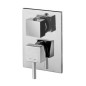 Paffoni Level - Mitigeur encastré avec corps, pour 2 sorties, chrome LEA018CR