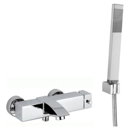 Paffoni Level - Mitigeur de baignoire avec accessoires, chrome LEA023CR