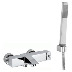 Paffoni Level - Mitigeur de baignoire avec accessoires, chrome LEA026CR