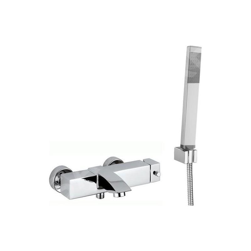 Paffoni Level - Mitigeur de baignoire avec accessoires, chrome LEA026CR