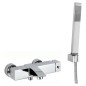 Paffoni Level - Mitigeur de baignoire avec accessoires, chrome LEA026CR