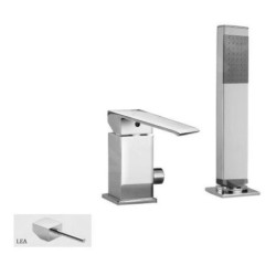 Paffoni Level - Mitigeur sur le bord du bain, installation de 2 trous, chrome LEA041CR