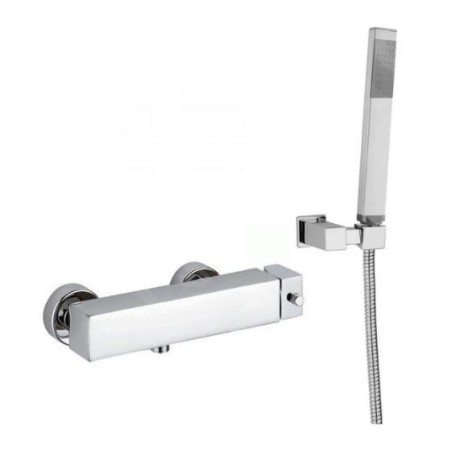 Paffoni Level - Set de douche avec robinetterie, chrome LEA168DCR