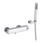 Paffoni Level - Set de douche avec robinetterie, chrome LEA168DCR