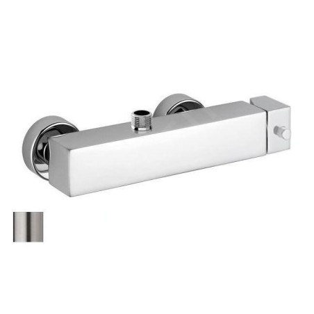 Paffoni Level - Mitigeur avec connexion supérieure pour douche, inox LEA168RST