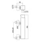 Paffoni Level - Mitigeur de douche, inox LEA168ST
