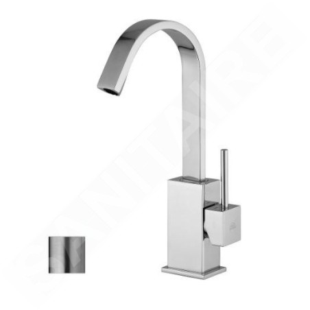 Paffoni Level - Mitigeur de lavabo, inox LEA878ST