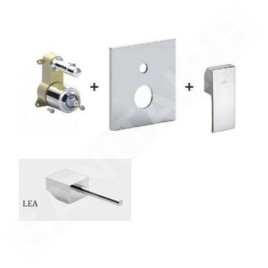 Paffoni Level - Mitigeur encastré pour 2 sorties, chrome LEABOX015CR