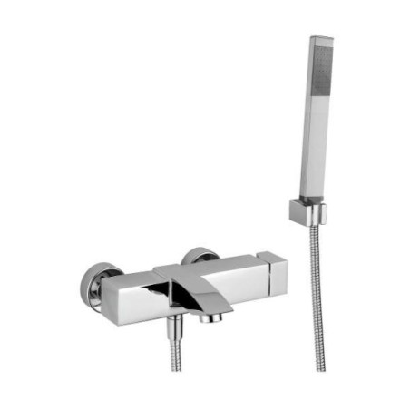 Paffoni Level - Mitigeur de baignoire avec accessoires, chrome LEC026CR