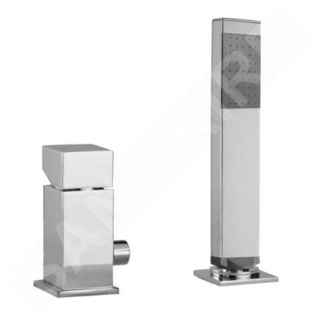 Paffoni Level - Mitigeur sur le bord du bain, installation de 2 trous, chrome LEC041CR