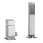 Paffoni Level - Mitigeur sur le bord du bain, installation de 2 trous, chrome LEC041CR