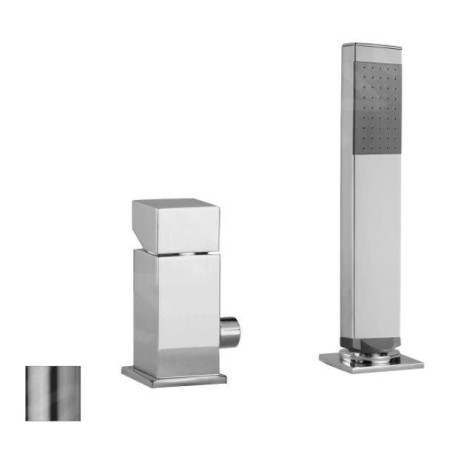 Paffoni Level - Mitigeur sur le bord de la baignoire, installation de 2 trous, inox LEC041ST