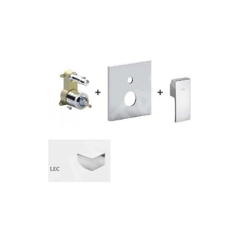 Paffoni Level - Mitigeur encastré pour 2 sorties, chrome LECBOX015CR Paffoni Level - Mitigeur encastré pour 2 sorties, chrome LECBOX015CR