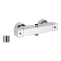 Paffoni Level - Mitigeur de douche thermostatiques, 2 sorties, inox LEQ269ST