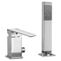 Paffoni Level - Mitigeur sur le bord du bain, installation de 2 trous, chrome LES041CR