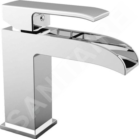 Paffoni Level - Mitigeur de lavabo, inox LES061ST