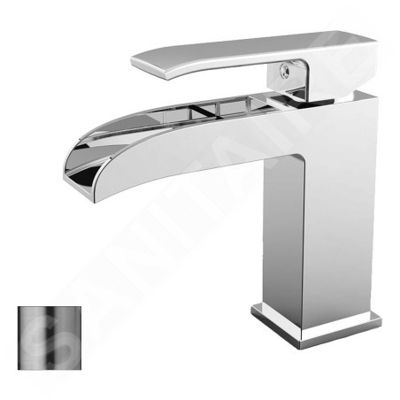 Paffoni Level - Mitigeur de lavabo avec vidage, inox LES065ST