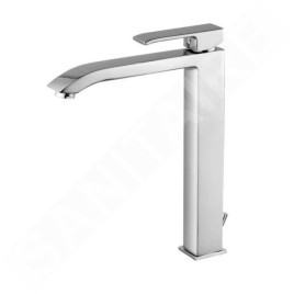Paffoni Level - Mitigeur de lavabo avec vidage, inox LES085ST