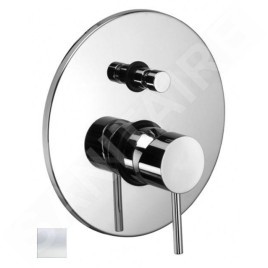 Paffoni Light - Mitigeur encastré pour 2 sorties, blanc mat LIG015BO