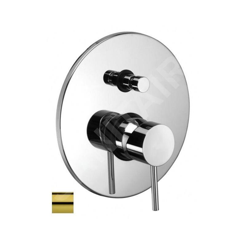 Paffoni Light - Mitigeur encastré pour 2 sorties, doré LIG015HG