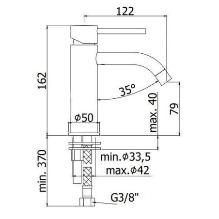 Paffoni Light - Mitigeur de lavabo, blanc mat LIG071BO