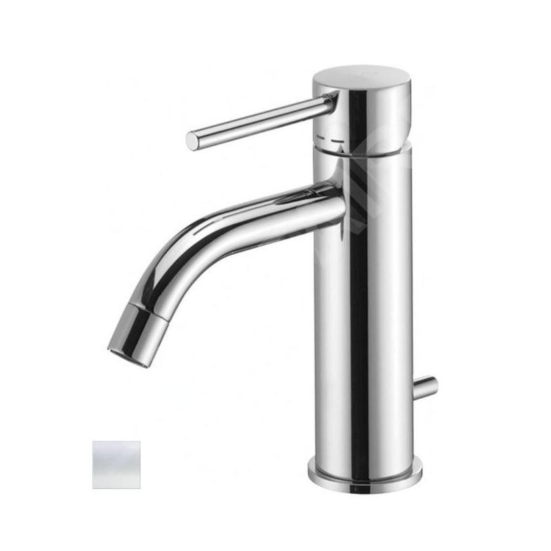 Paffoni Light - Mitigeur de lavabo avec vidage, blanc mat LIG075BO