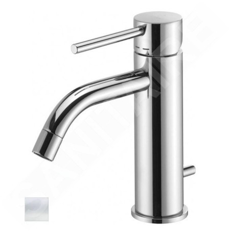 Paffoni Light - Mitigeur de lavabo avec vidage, blanc mat LIG075BO