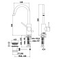 Paffoni Light - Mitigeur de lavabo avec vidage, chrome LIG077CR