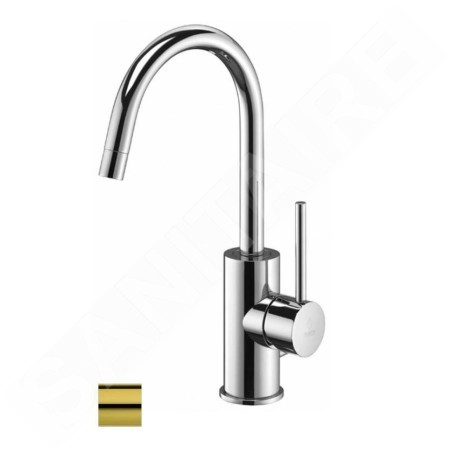 Paffoni Light - Mitigeur de lavabo, doré LIG078HG
