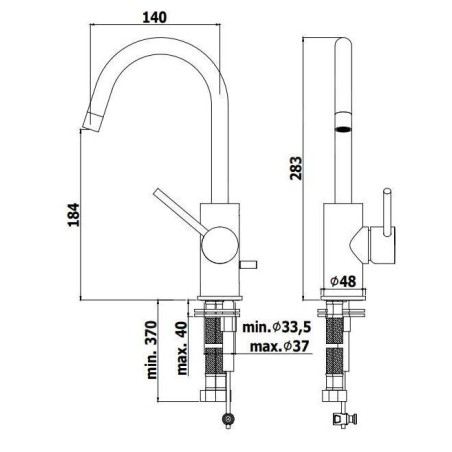 Paffoni Light - Mitigeur de lavabo, doré brossé LIG078HGSP