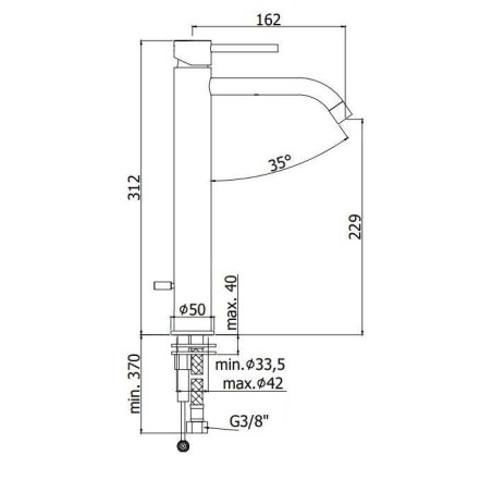 Paffoni Light - Mitigeur de lavabo, blanc mat LIG081BO