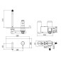Paffoni Light - Mitigeur encastré avec corps, inox LIG106ST