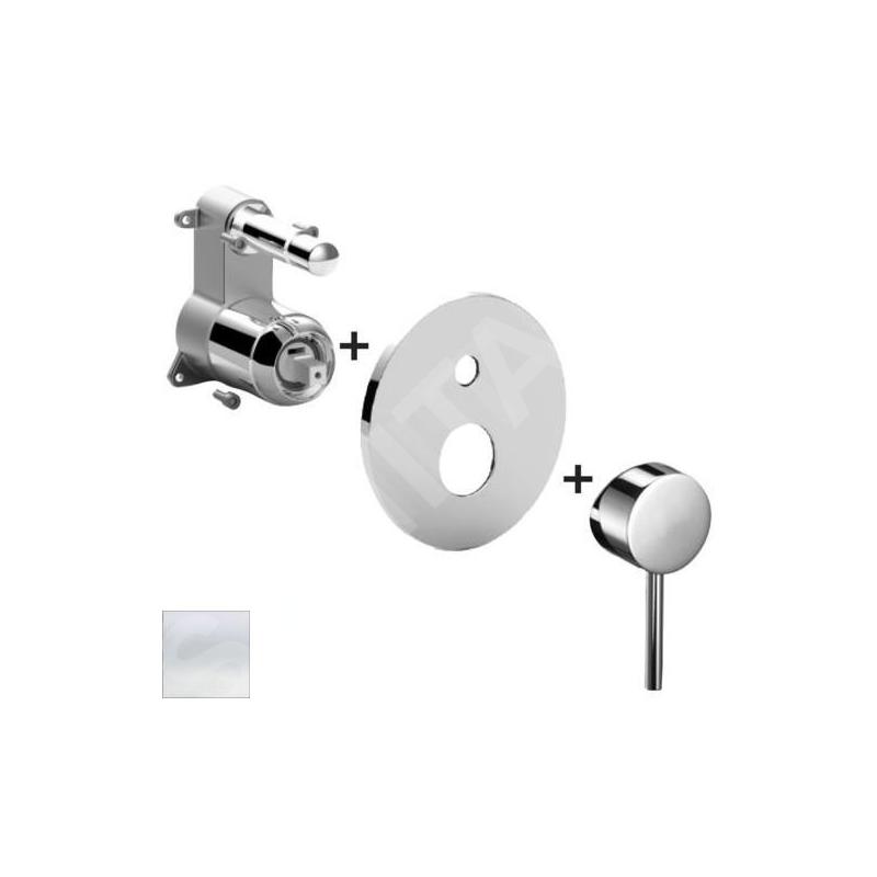 Paffoni Light - Mitigeur encastré pour 2 sorties, blanc mat LIGBOX015BO/M Paffoni Light - Mitigeur encastré pour 2 sorties, blanc mat LIGBOX015BO/M