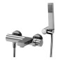 Paffoni Rock - Mitigeur de baignoire avec accessoires, chrome RO026CR
