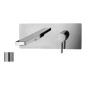 Paffoni Rock - Mitigeur de lavabo encastré avec corps, inox RO105ST