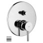 Paffoni Stick - Mitigeur encastré pour 2 sorties avec corps, inox SK015ST