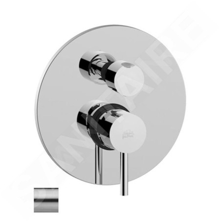 Paffoni Stick - Mitigeur encastré pour 2 sorties avec corps, inox SK018ST