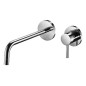 Paffoni Stick - Mitigeur de lavabo encastré, installation de 2 trous, chrome SK104CR70