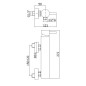 Paffoni Stick - Mitigeur de douche, inox SK168ST