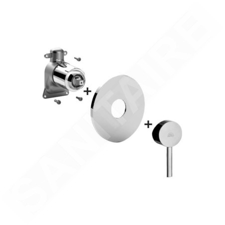Paffoni Stick - Mitigeur encastré pour 1 sortie, chrome SKBOX010CR